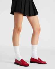 Madison Red Leather