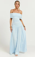 Lioness - Field Of Dreams Maxi Dress In Soft Blue