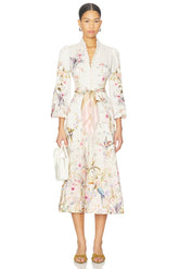 Rebellion Button Midi Dress
