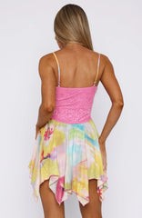 Weekend Crush Mini Dress Spring Bloom