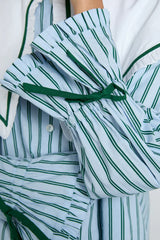 Barbara Pj Set- Blue Stripe