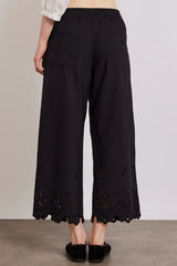 Lana Trousers - Black Broderie